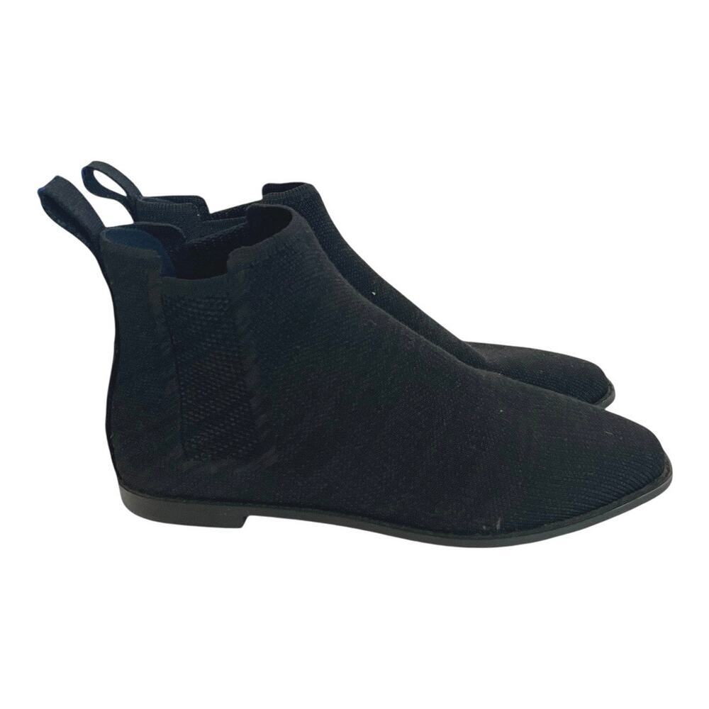 Rothy’s Merino Ankle Boots In Onyx Size 7.5 - Picture 2 of 13
